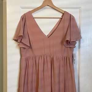 Birdy Grey Dusty Rose Full Length Dress